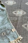 Eye Turkish Towel Grey-Blue