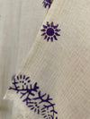 Lavender Sun Hand-Printed Kimono Robe