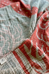 Shark Turkish Towel- Sage Coral