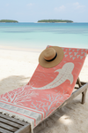 Shark Turkish Towel- Sage Coral