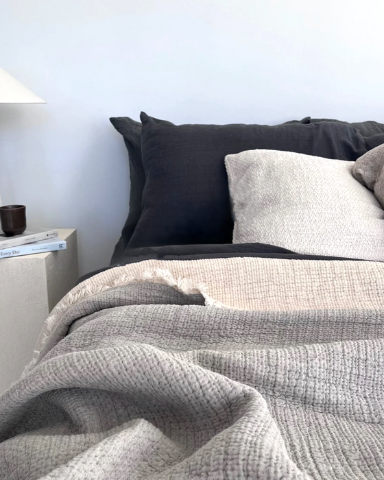 Marshmallow Muslin Bedspreads For King Size Beds