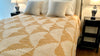 Jacquard Muslin Bed Blanket King/Queen-Yellow Crane