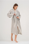 Striped Cotton Robe