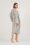 Striped Cotton Robe