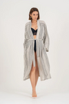 Striped Cotton Robe