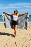 Eye Turkish Towel Grey-Blue