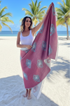 Eye Turkish Towel Red